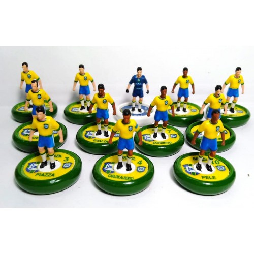 Subbuteo Andrew Table Soccer Brazil 1970 World Cup Winners on WSB Professional bases